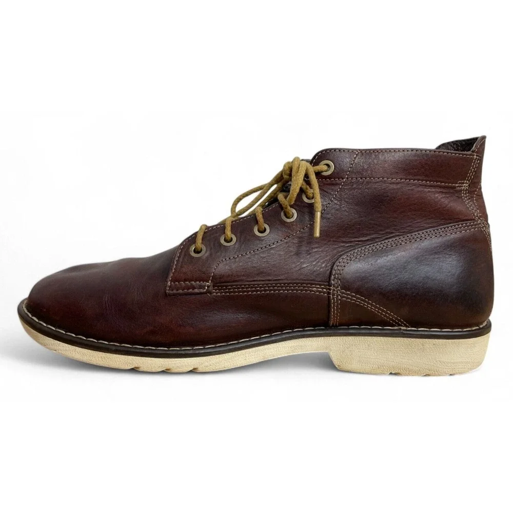 Timberland Boots Mens 11 Brown Earthkeepers City Escape Leather Chukka Shoes